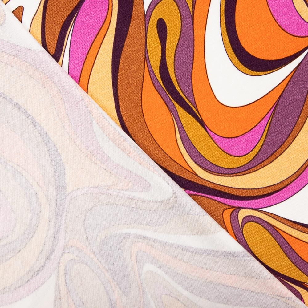 Punto Viscosa Paisley Fucsia - Ribes y Casals