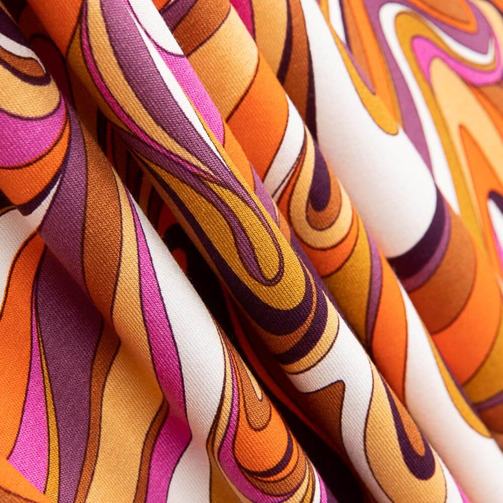 Punto Viscosa Paisley Fucsia - Ribes y Casals