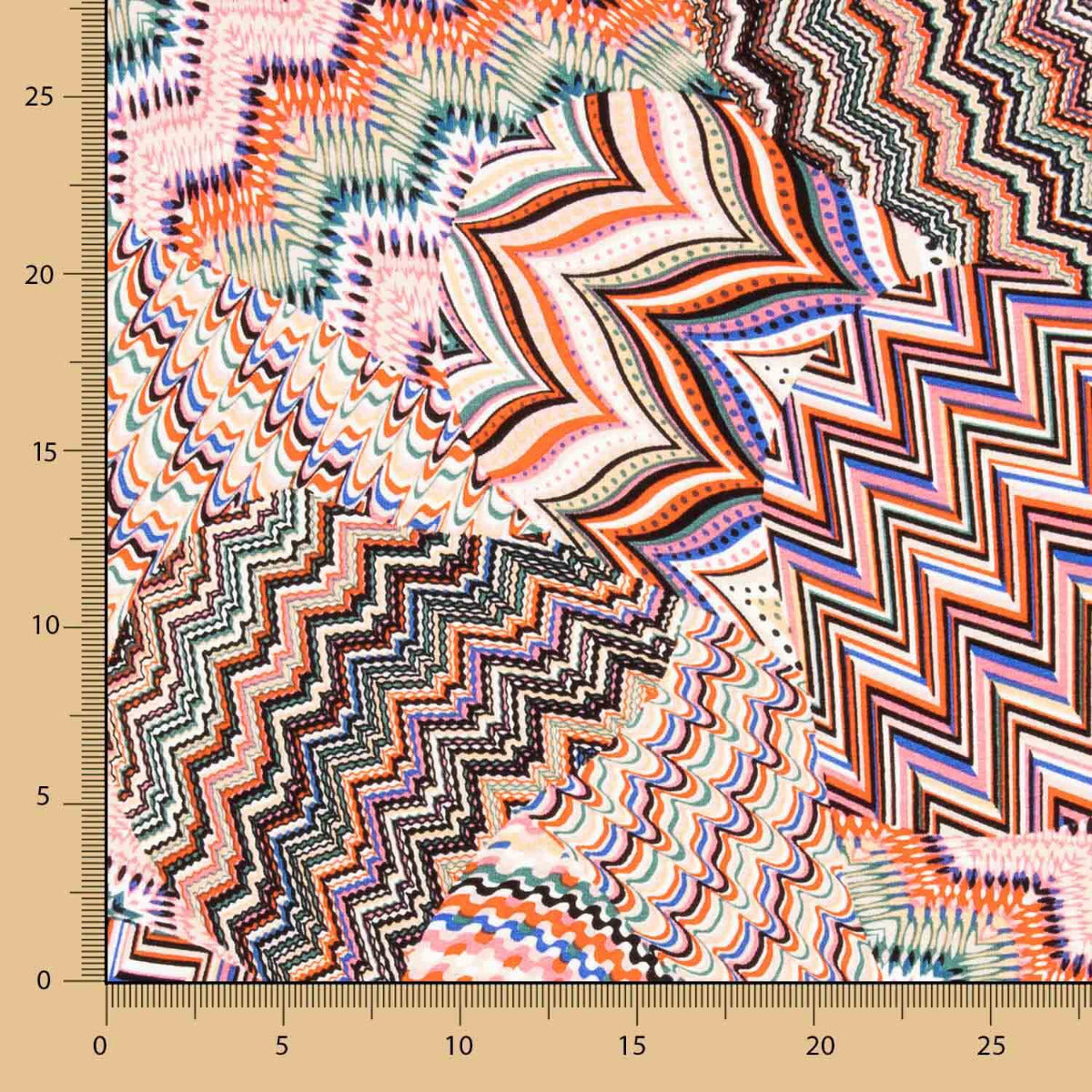 Punto Viscosa Chevron Multi - Ribes y Casals