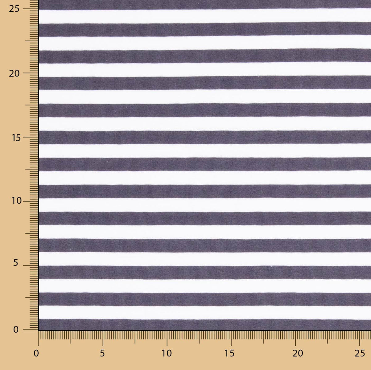 Punto Rayado Maxi Gris Azulado - Ribes y Casals