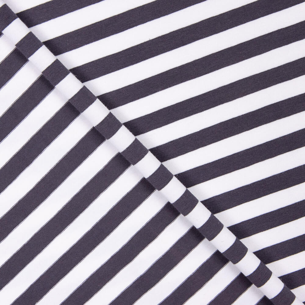 Punto Rayado Maxi Gris Azulado - Ribes y Casals