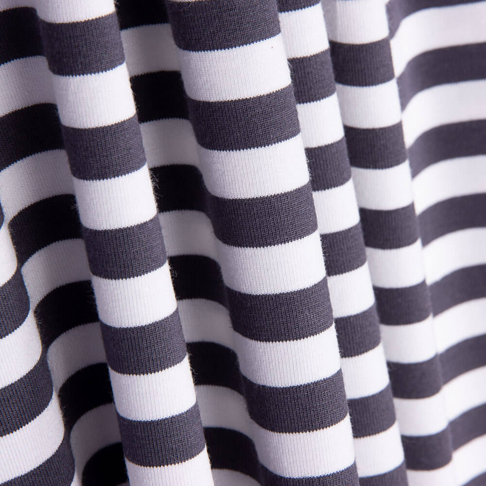 Punto Rayado Maxi Gris Azulado - Ribes y Casals