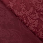 Punto Terciopelo Jacquard Granate - Ribes y Casals