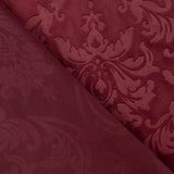 Punto Terciopelo Jacquard Granate - Ribes y Casals