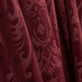 Punto Terciopelo Jacquard Granate - Ribes y Casals