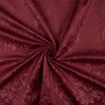 Punto Terciopelo Jacquard Granate - Ribes y Casals