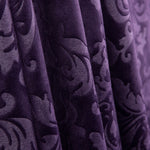 Punto Terciopelo Jacquard Morado - Ribes y Casals