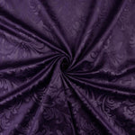 Punto Terciopelo Jacquard Morado - Ribes y Casals