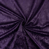 Punto Terciopelo Jacquard Morado - Ribes y Casals