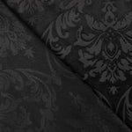 Punto Terciopelo Jacquard Negro - Ribes y Casals