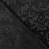 Punto Terciopelo Jacquard Negro - Ribes y Casals
