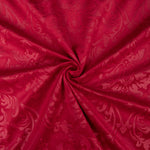 Punto Terciopelo Jacquard Rojo - Ribes y Casals