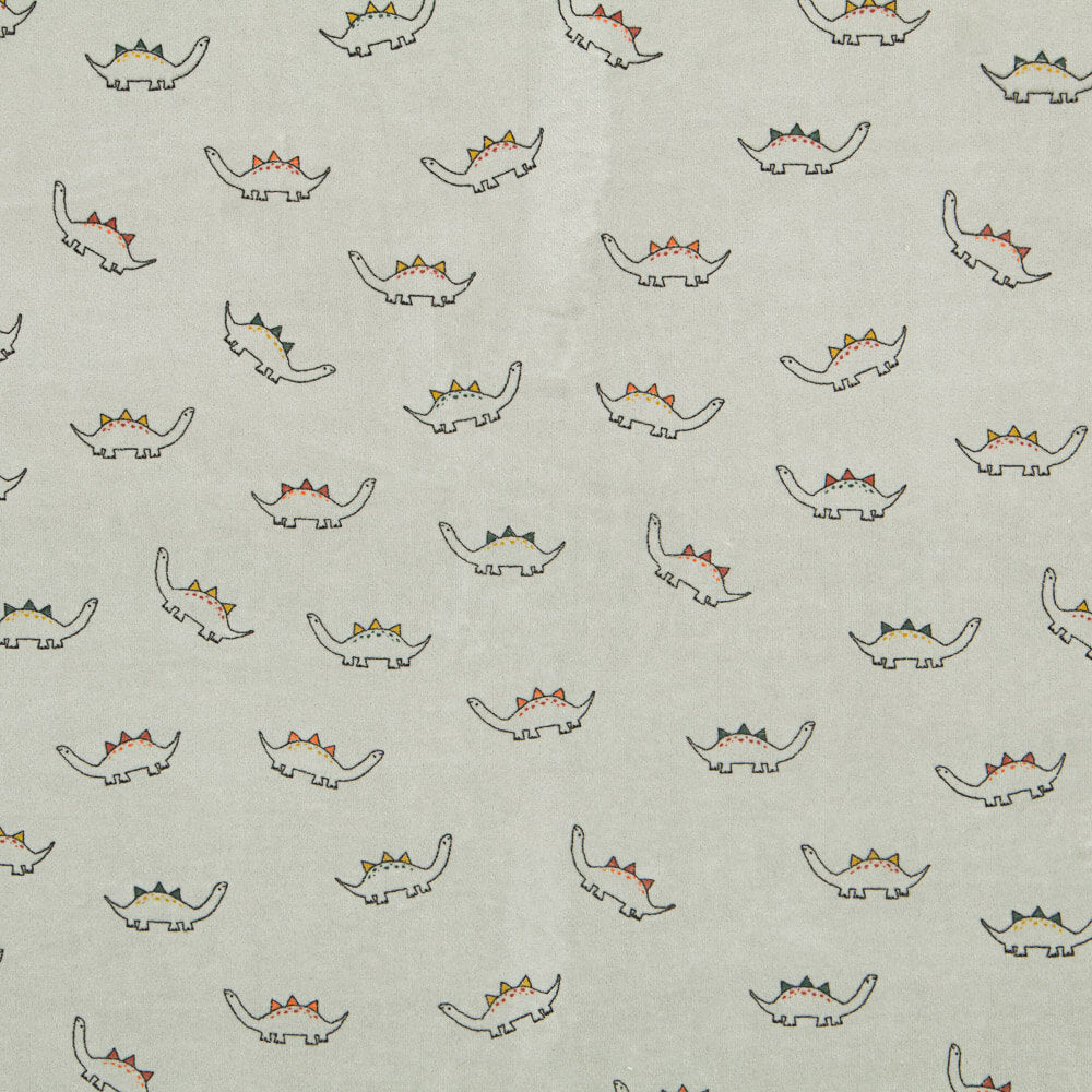 Punto Tundosado Infantil Dinosaurios Verde Oeko-Tex® - Ribes y Casals