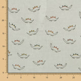 Punto Tundosado Infantil Dinosaurios Verde Oeko-Tex® - Ribes y Casals
