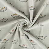 Punto Tundosado Infantil Dinosaurios Verde Oeko-Tex® - Ribes y Casals