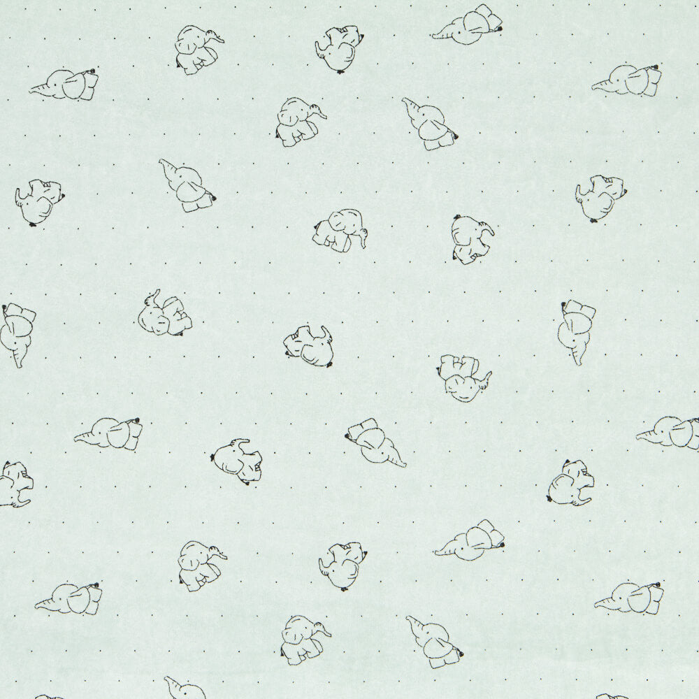 Punto Tundosado Elefantes Verde - Ribes y Casals