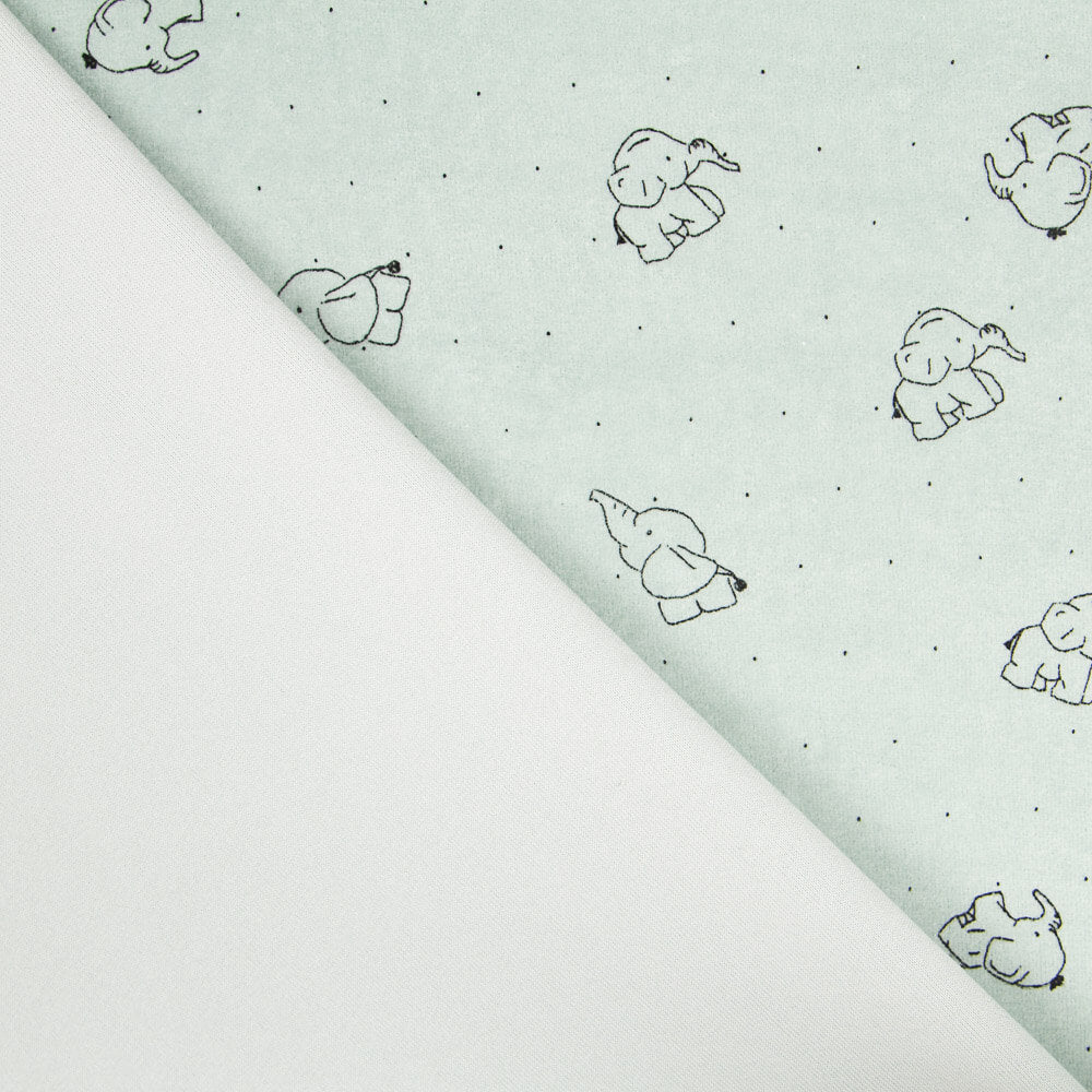 Punto Tundosado Elefantes Verde - Ribes y Casals