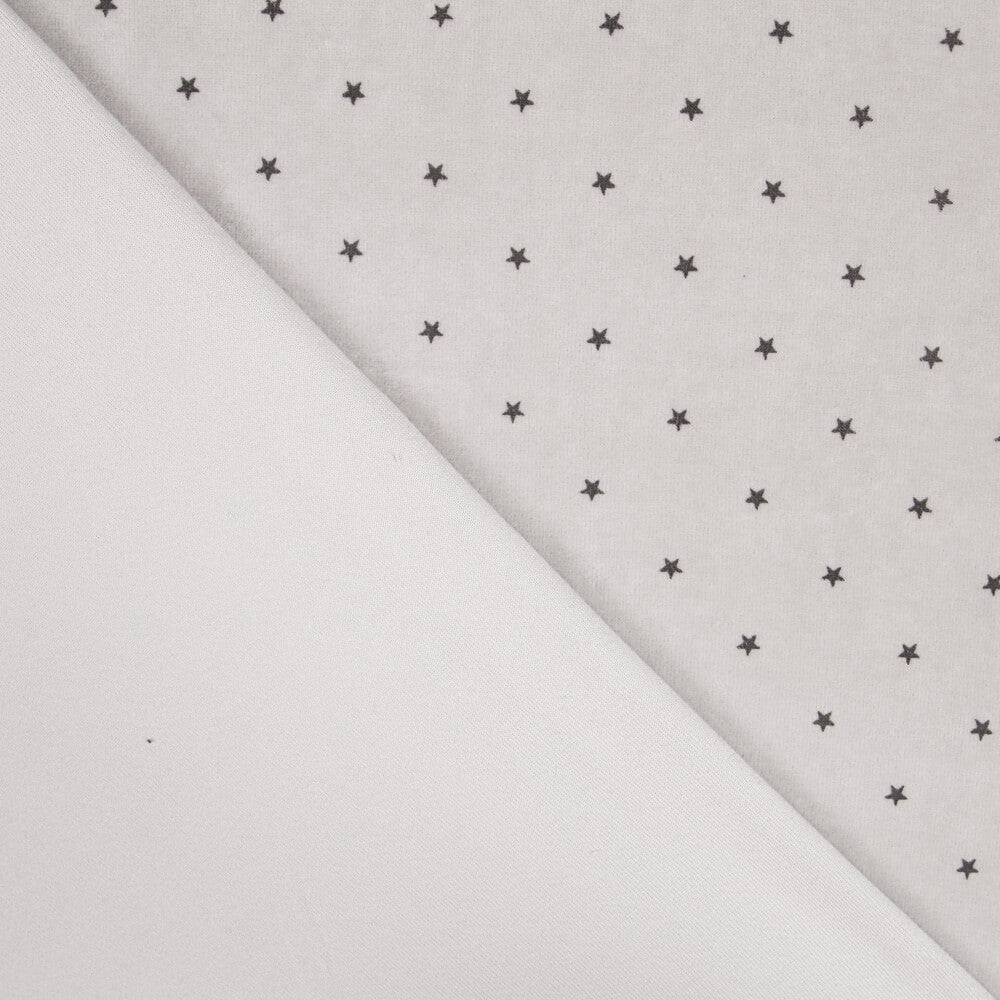 Punto Tundosado Estrellas Gris Oeko-Tex® - Ribes y Casals