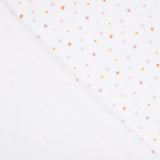 Punto Tundosado Flores Blanco Oeko-Tex® - Ribes y Casals