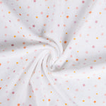 Punto Tundosado Flores Blanco Oeko-Tex® - Ribes y Casals