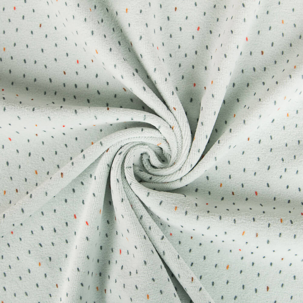 Punto Tundosado Gotitas Verde Oeko-Tex® - Ribes y Casals