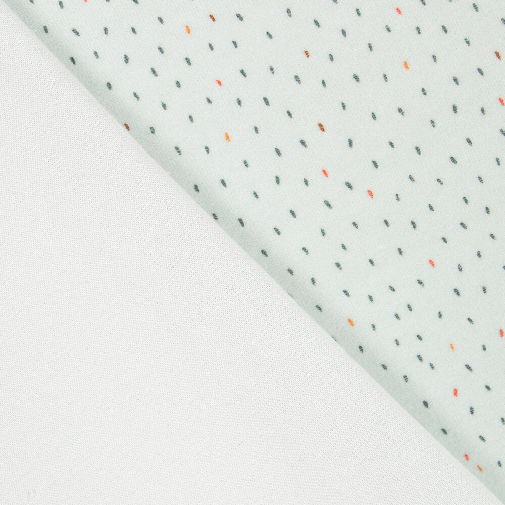 Punto Tundosado Gotitas Verde Oeko-Tex® - Ribes y Casals