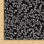 Punto Viscosa Branches Negro - Ribes y Casals