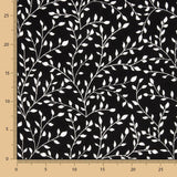 Punto Viscosa Branches Negro - Ribes y Casals