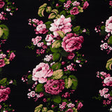 Punto Viscosa Cretona Negro - Ribes y Casals