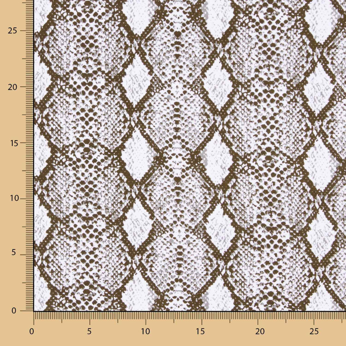 Punto Viscosa Ikat Marrón - Ribes y Casals
