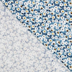 Punto Viscosa Florecitas Azulado - Ribes y Casals