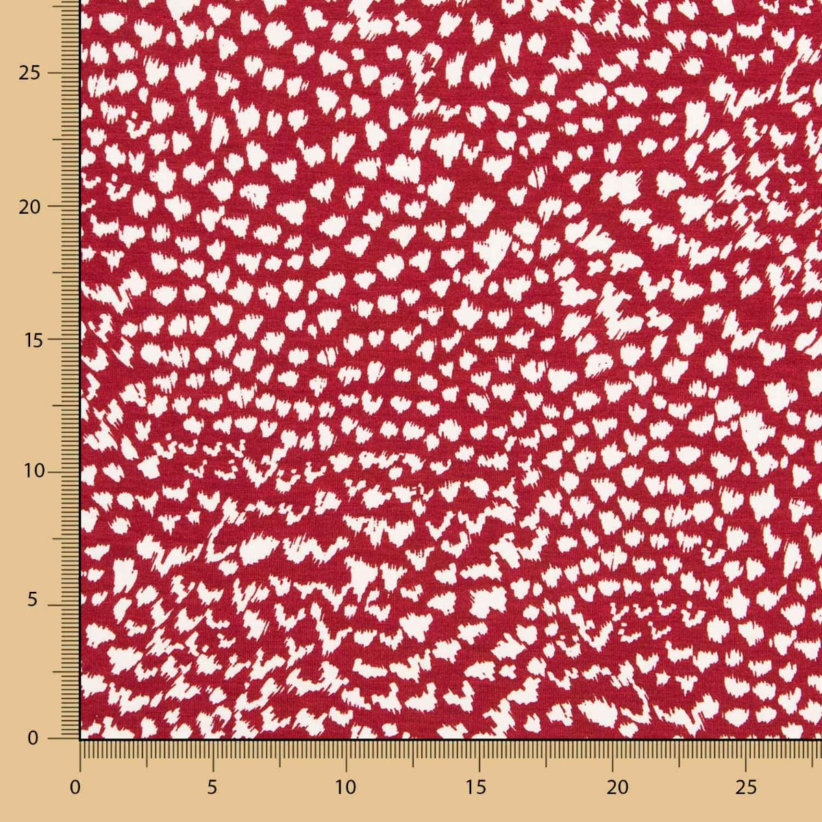 Punto Viscosa Ikat Granate - Ribes y Casals