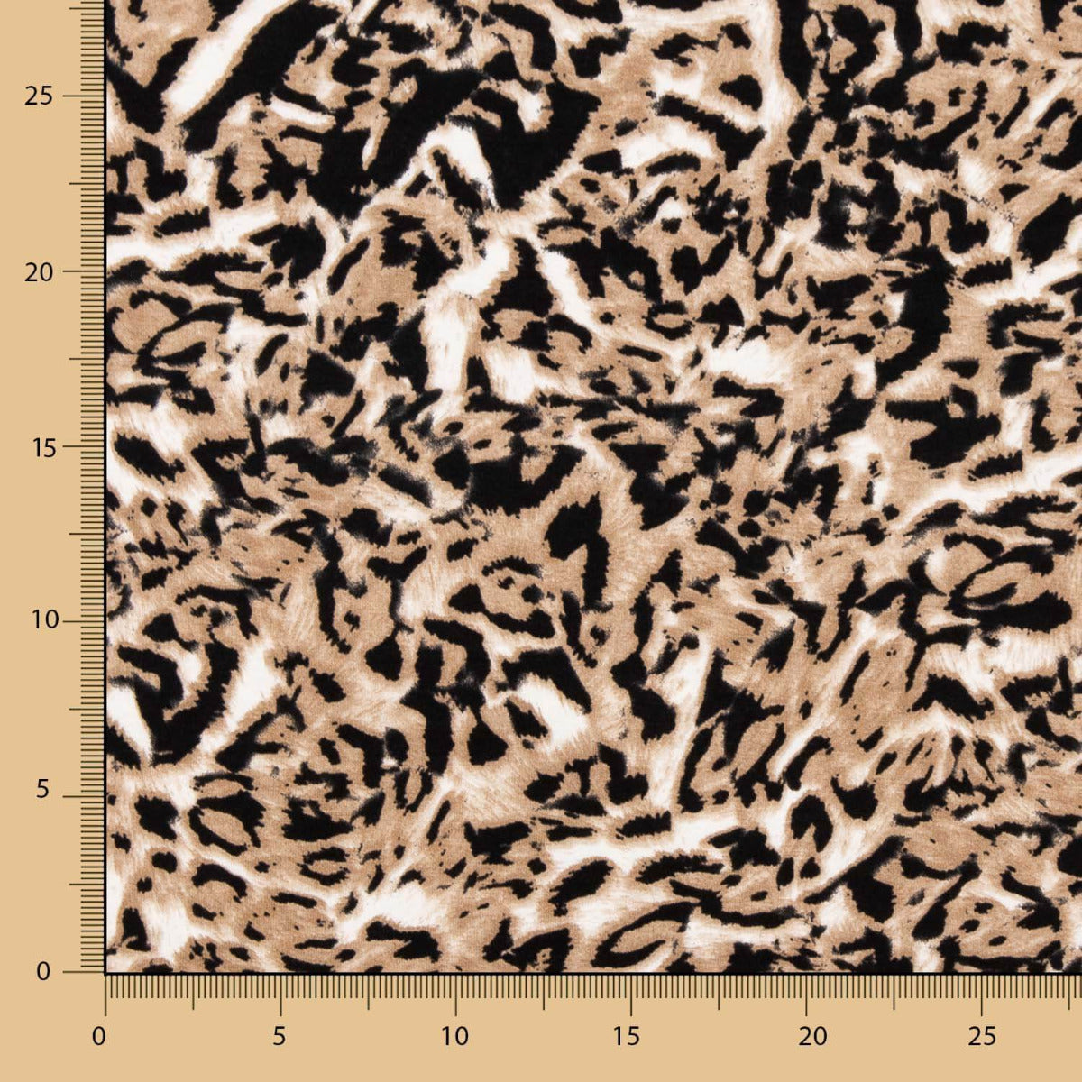 Punto Viscosa Leopardo Beige - Ribes y Casals