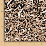 Punto Viscosa Leopardo Beige - Ribes y Casals