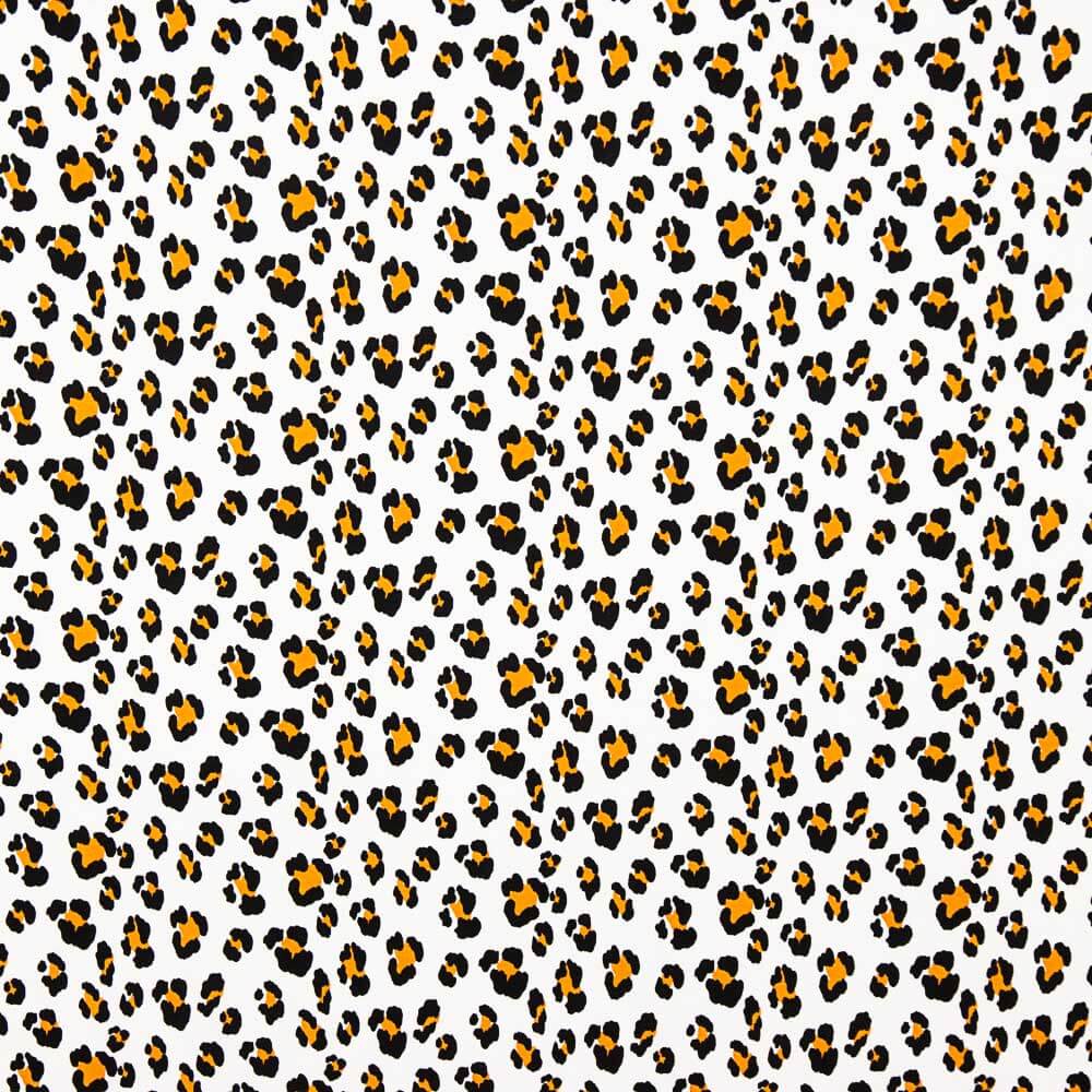 Punto Viscosa Leopardo Blanco - Ribes y Casals