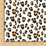 Punto Viscosa Leopardo Blanco - Ribes y Casals