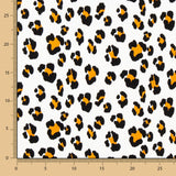 Punto Viscosa Leopardo Blanco - Ribes y Casals