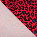 Punto Viscosa Leopardo Rojo - Ribes y Casals