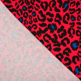 Punto Viscosa Leopardo Rojo - Ribes y Casals