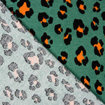 Punto Viscosa Leopardo Verde Menta - Ribes y Casals