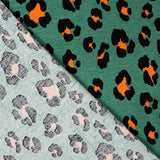Punto Viscosa Leopardo Verde Menta - Ribes y Casals