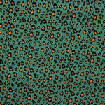 Punto Viscosa Leopardo Verde Menta - Ribes y Casals