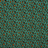 Punto Viscosa Leopardo Verde Menta - Ribes y Casals