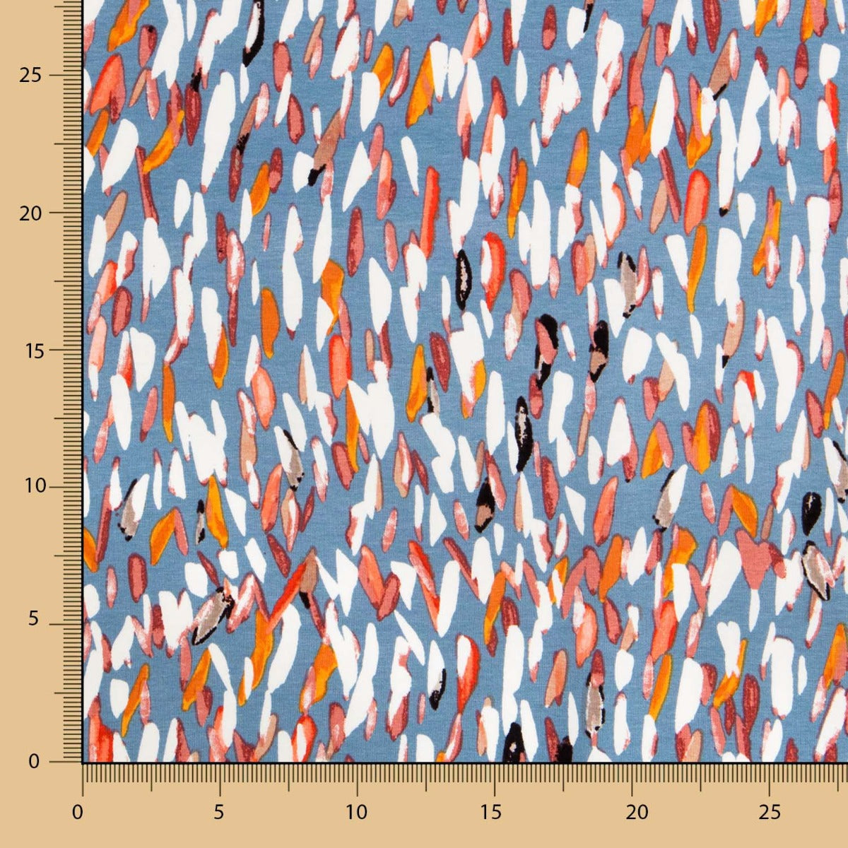 Punto Viscosa Plumas Gris Azulado - Ribes y Casals