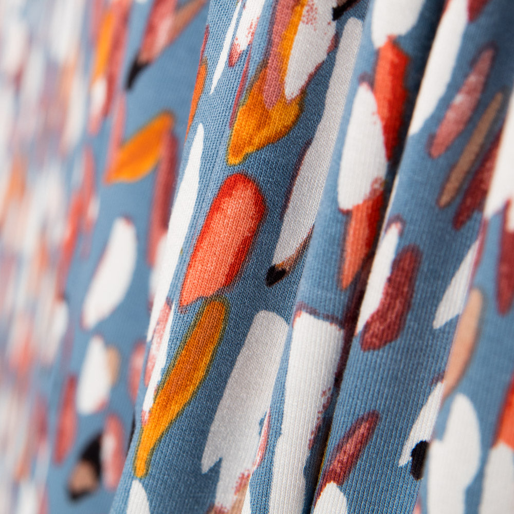 Punto Viscosa Plumas Gris Azulado - Ribes y Casals