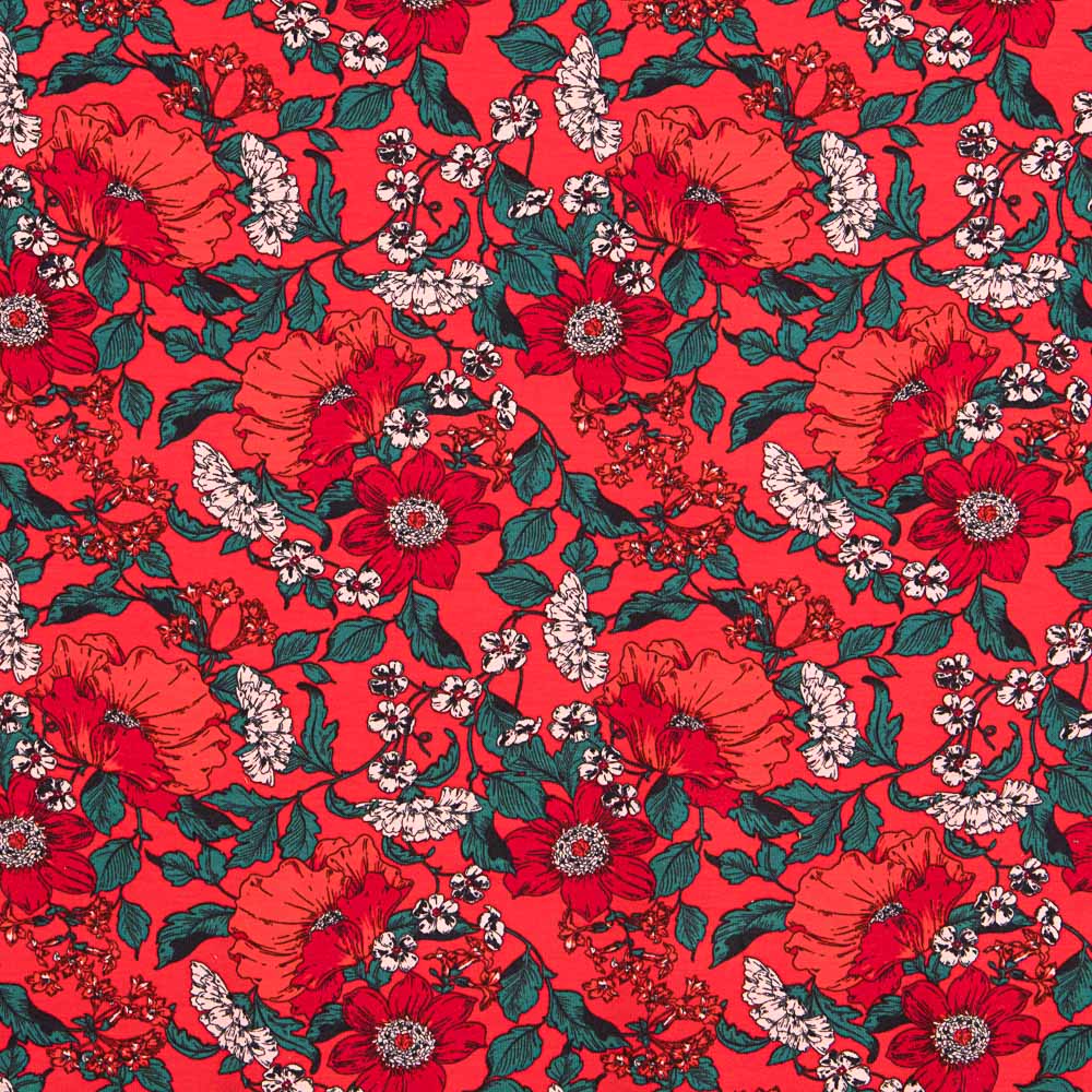 Punto Viscosa Primavera Roja - Ribes y Casals