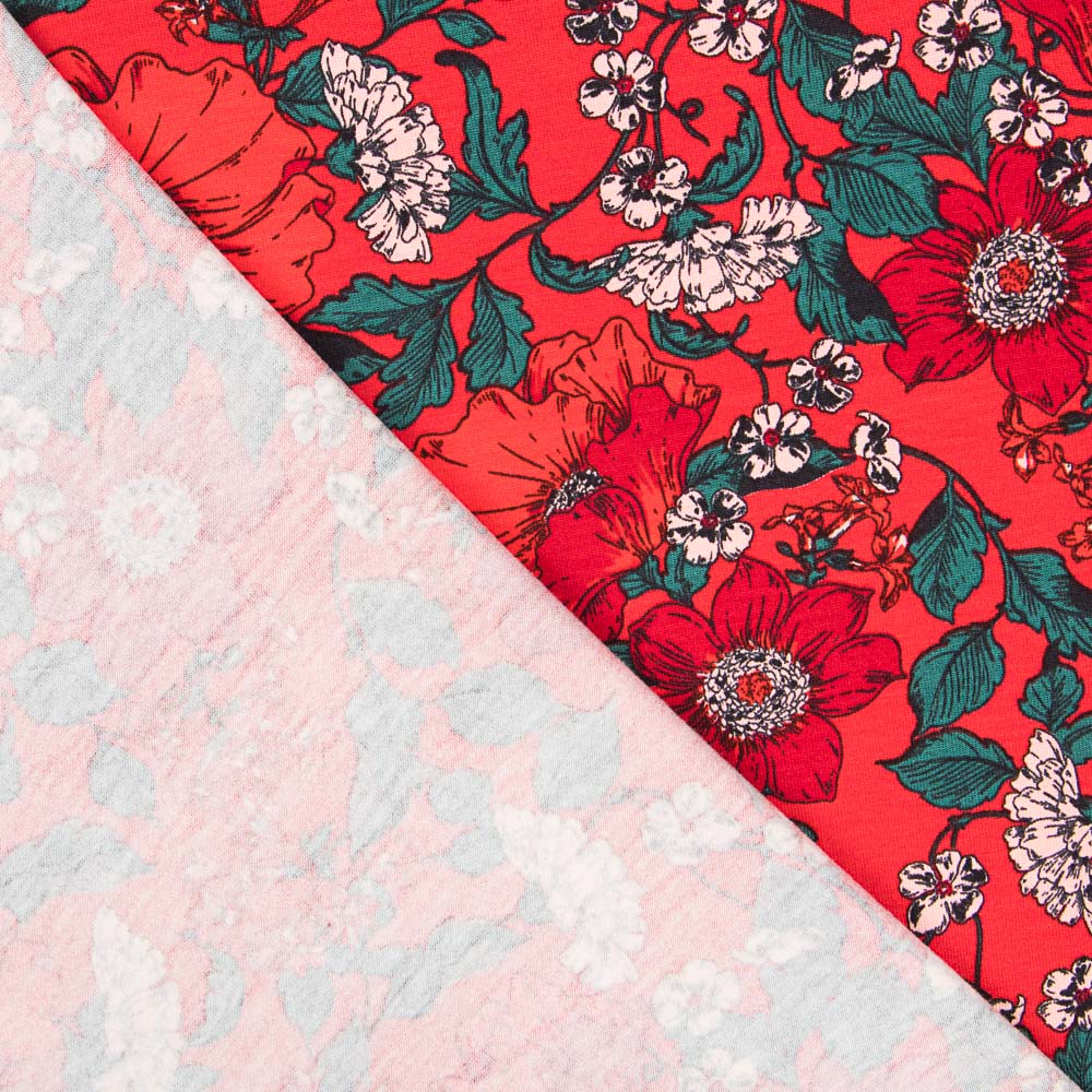 Punto Viscosa Primavera Roja - Ribes y Casals