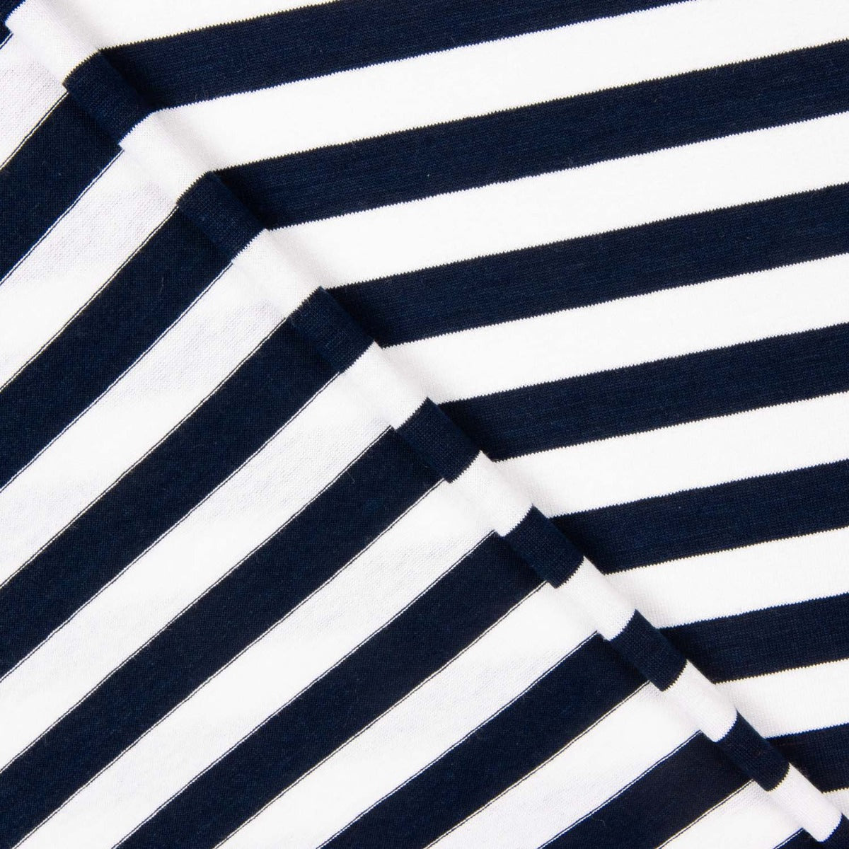 Punto Viscosa Rayas Marino 10mm - Ribes y Casals