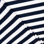 Punto Viscosa Rayas Marino 10mm - Ribes y Casals