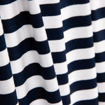 Punto Viscosa Rayas Marino 10mm - Ribes y Casals